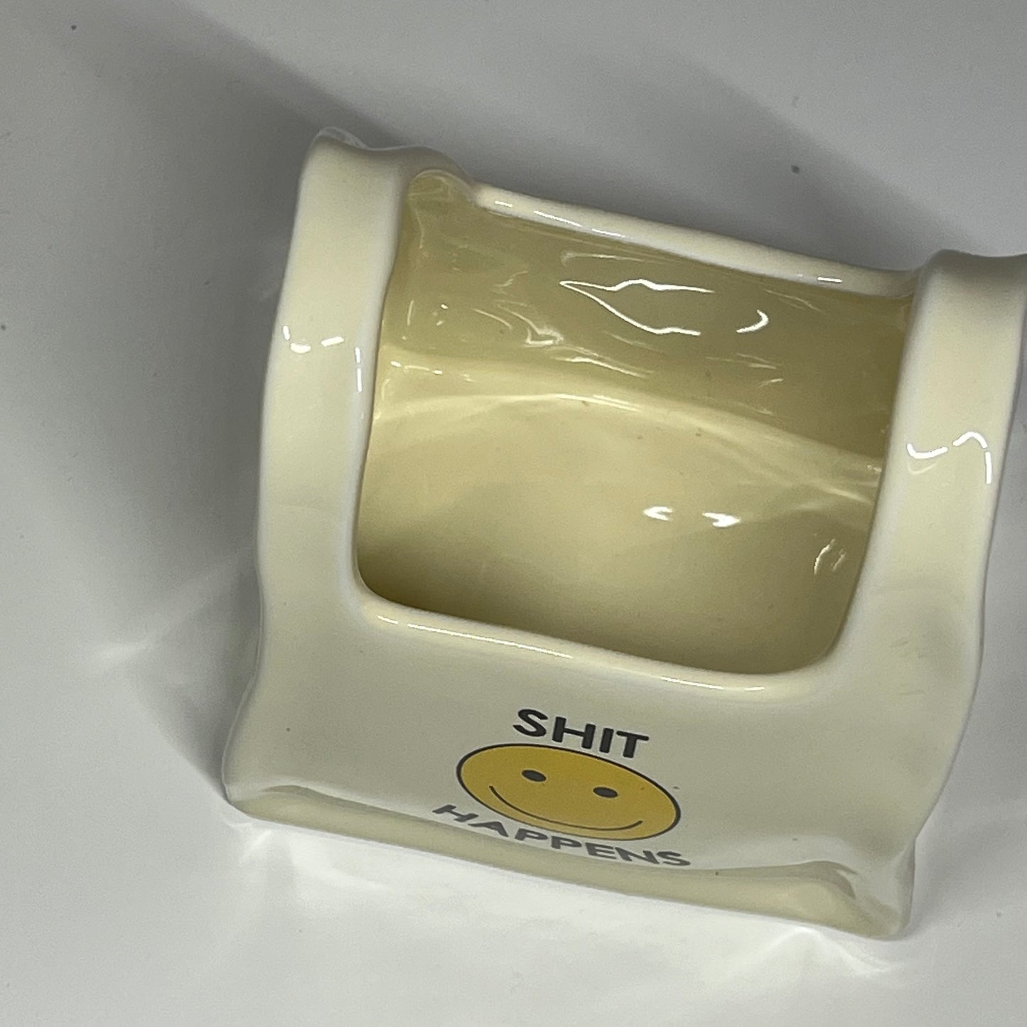 ‘Sh*t Happens’ Ceramic Organizer