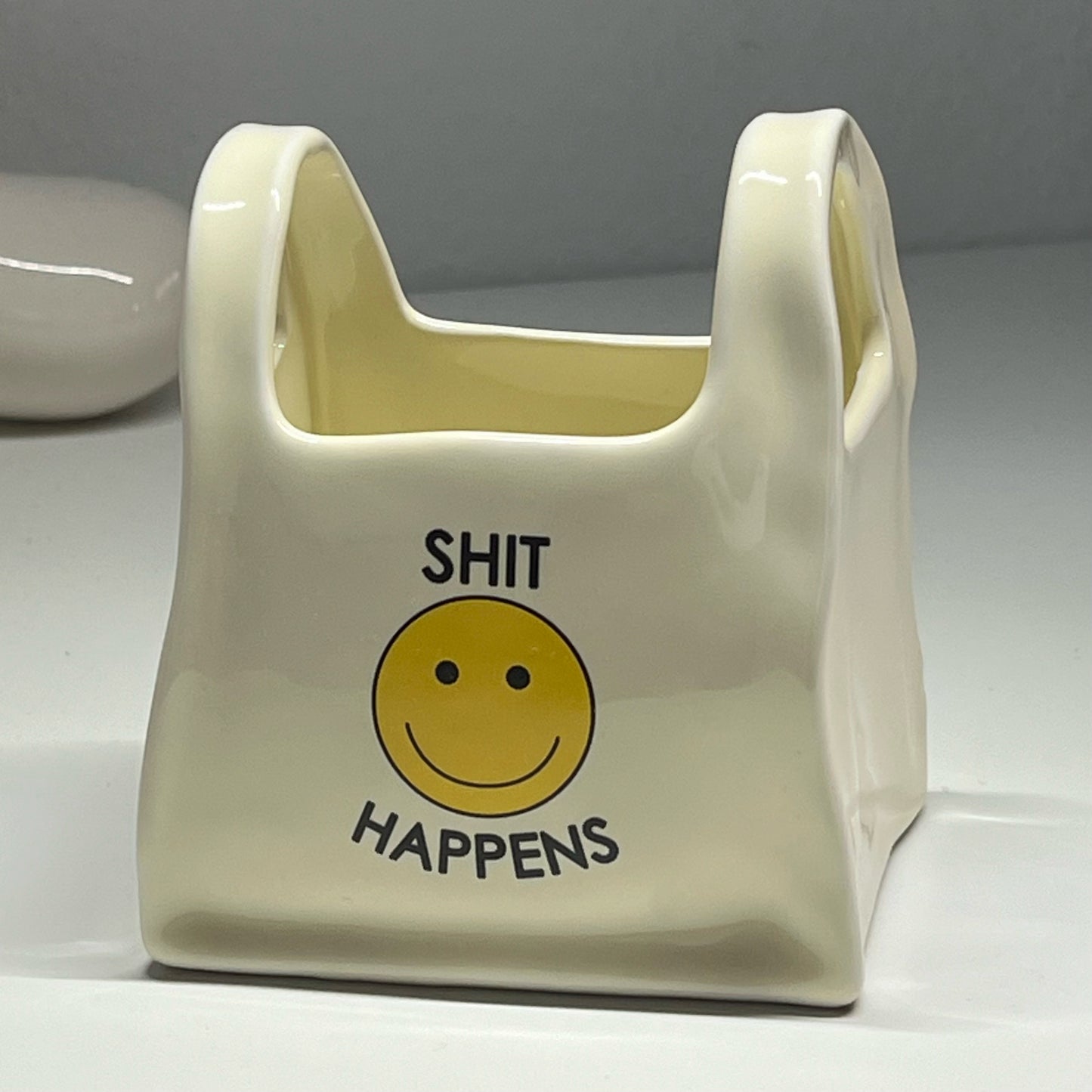 ‘Sh*t Happens’ Ceramic Organizer